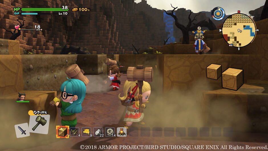 Capture de Dragon Quest Builders 2
