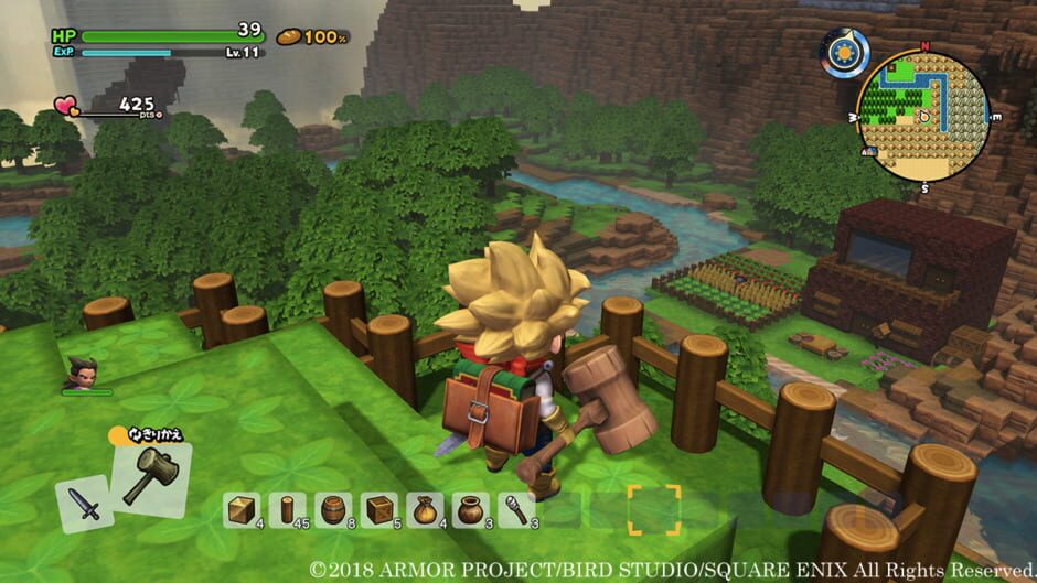 Capture de Dragon Quest Builders 2