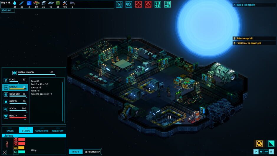 Capture de Space Haven