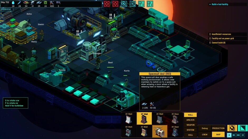 Capture de Space Haven