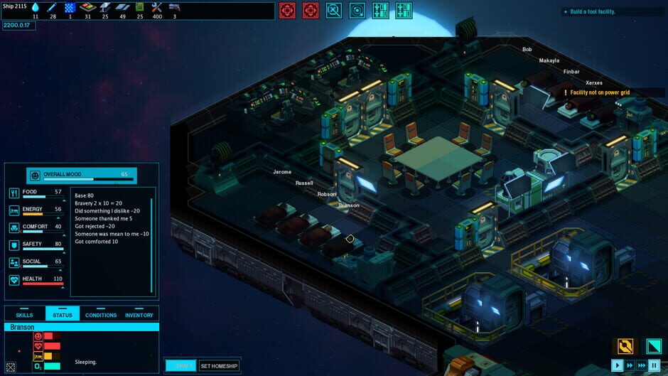 Capture de Space Haven