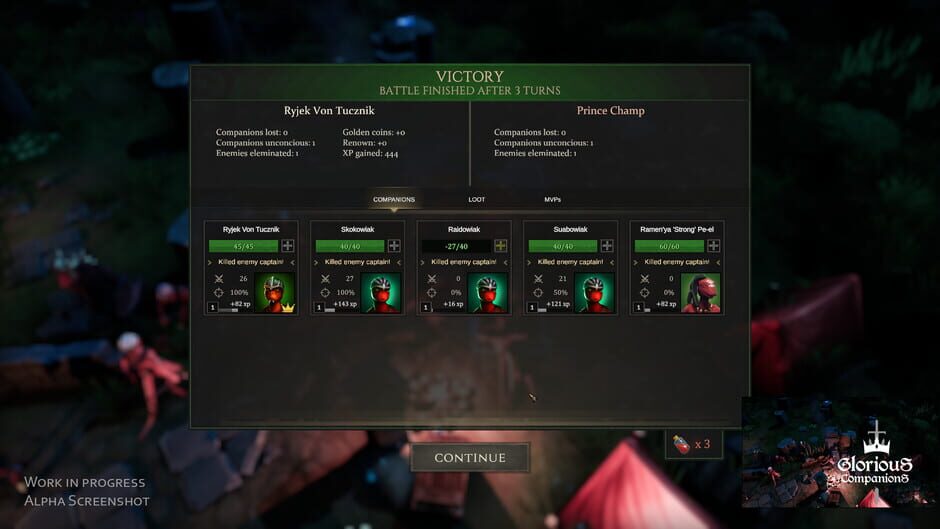 Capture de Glorious Companions