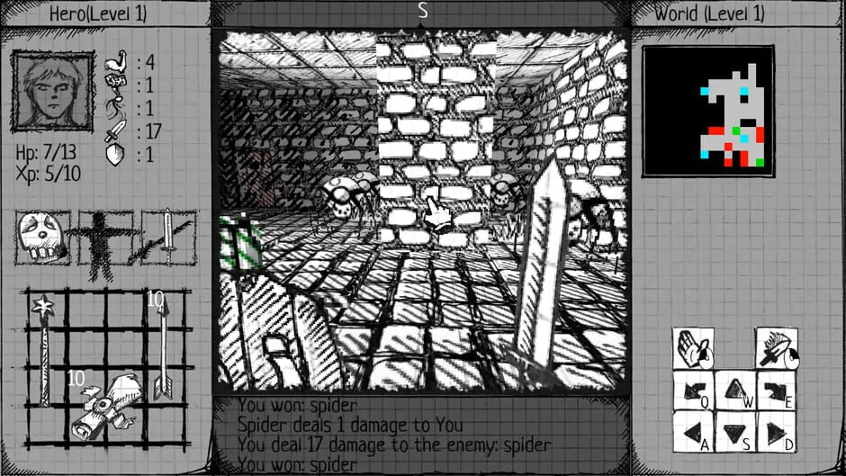 Capture de Drawngeon: Dungeons of Ink and Paper