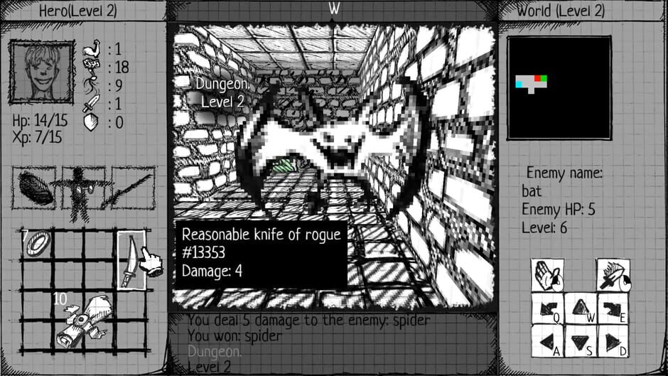 Capture de Drawngeon: Dungeons of Ink and Paper