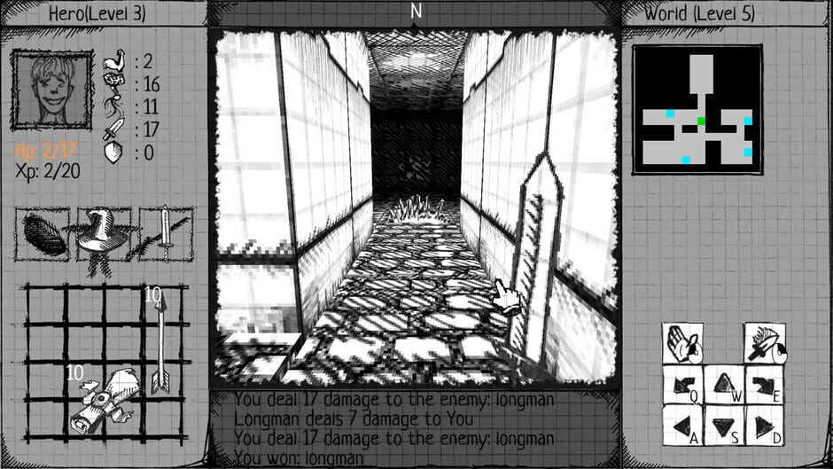 Capture de Drawngeon: Dungeons of Ink and Paper