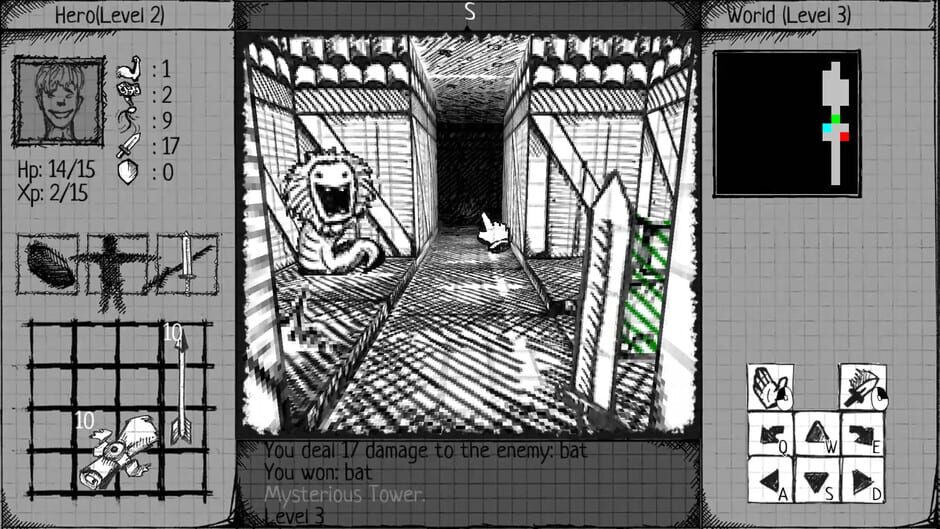 Capture de Drawngeon: Dungeons of Ink and Paper