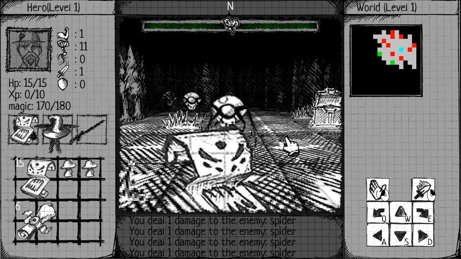 Capture de Drawngeon: Dungeons of Ink and Paper