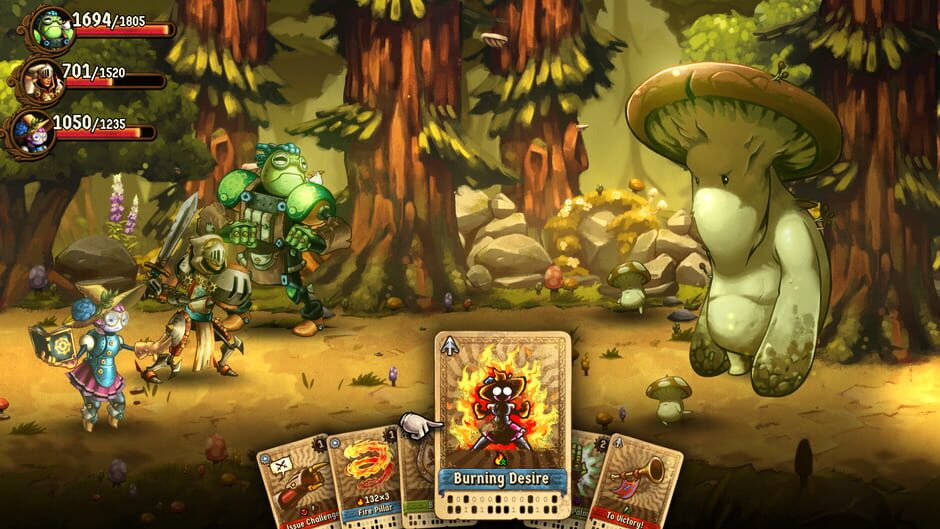 Capture de SteamWorld Quest: Hand of Gilgamech
