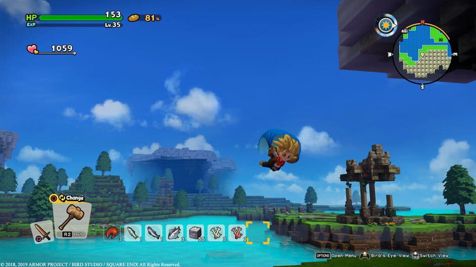 Capture de Dragon Quest Builders 2