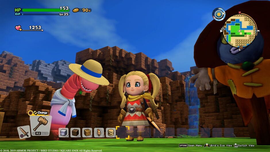 Capture de Dragon Quest Builders 2