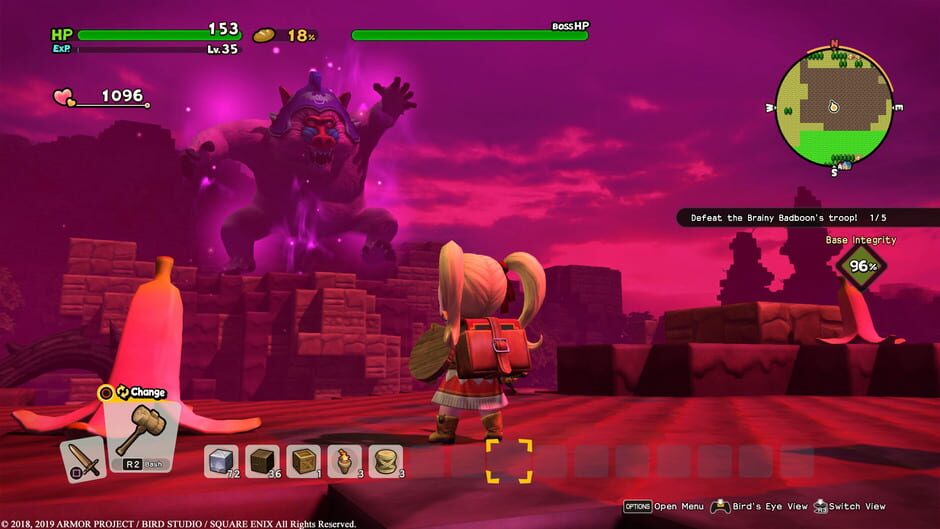 Capture de Dragon Quest Builders 2