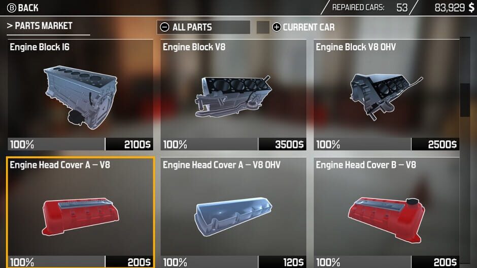 Capture de Car Mechanic Simulator