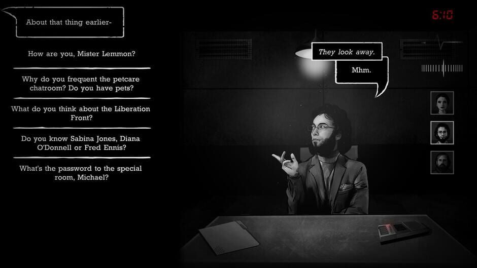 Capture d’Interrogation: You Will Be Deceived