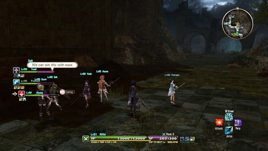 Capture de Sword Art Online: Hollow Realization - Deluxe Edition