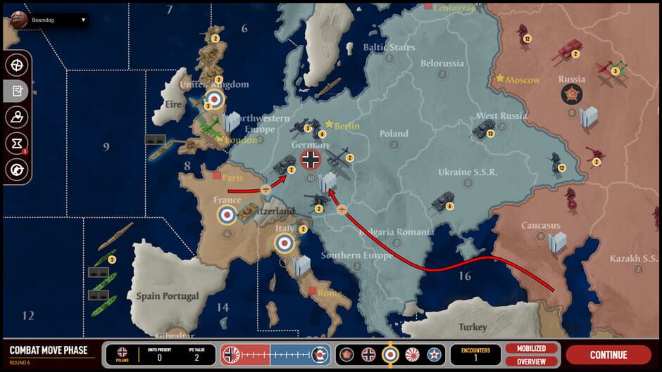 Capture d’Axis & Allies 1942 Online