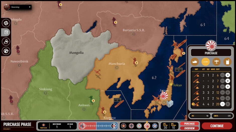 Capture d’Axis & Allies 1942 Online