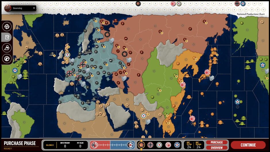 Capture d’Axis & Allies 1942 Online