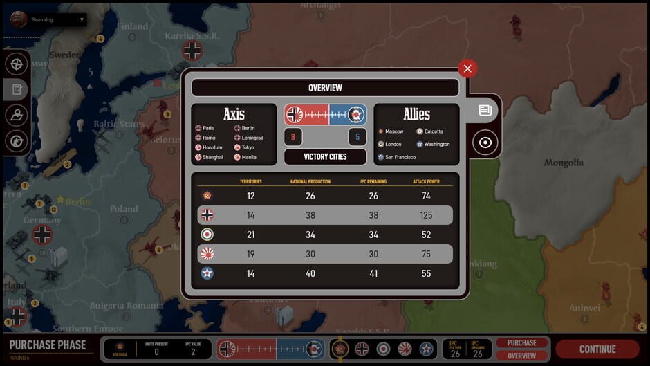 Capture d’Axis & Allies 1942 Online