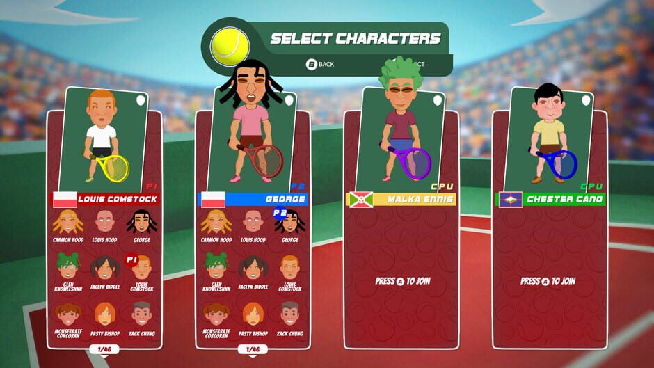 Capture de Super Tennis Blast