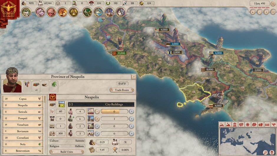 Capture d’Imperator: Rome
