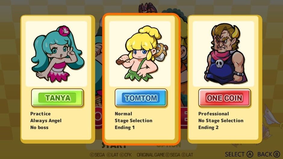 Capture de Wonder Boy Returns Remix