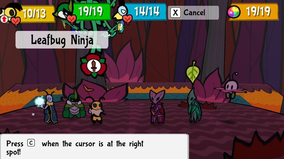 Capture de Bug Fables: The Everlasting Sapling