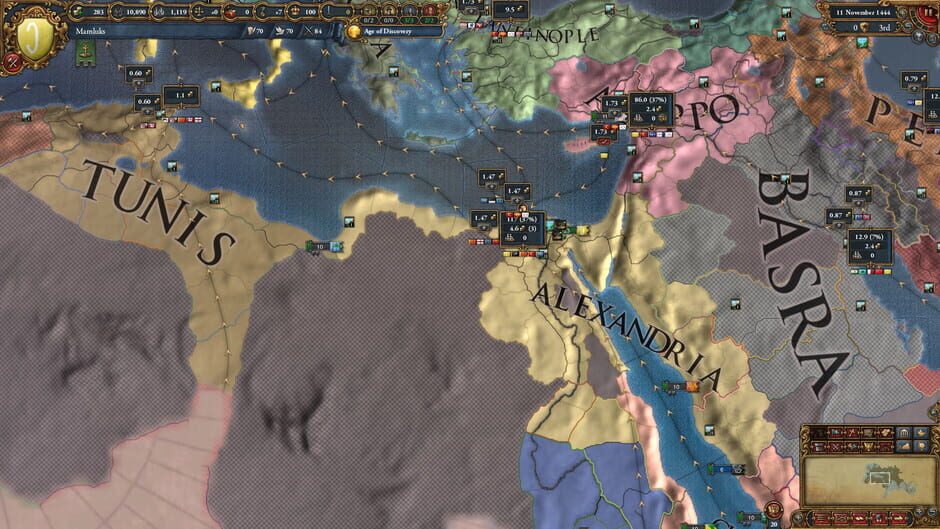 Capture d’Europa Universalis IV
