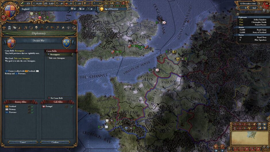 Capture d’Europa Universalis IV
