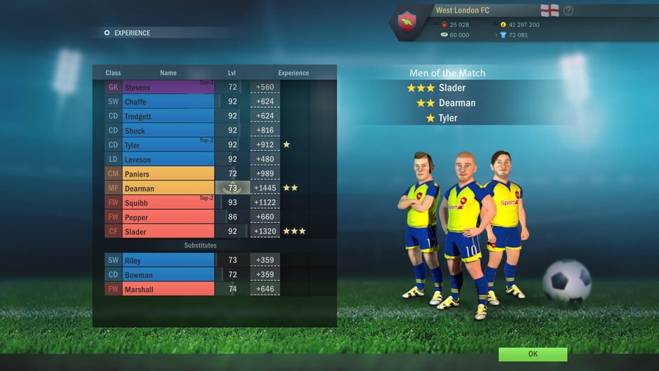 Capture de Football, Tactics & Glory