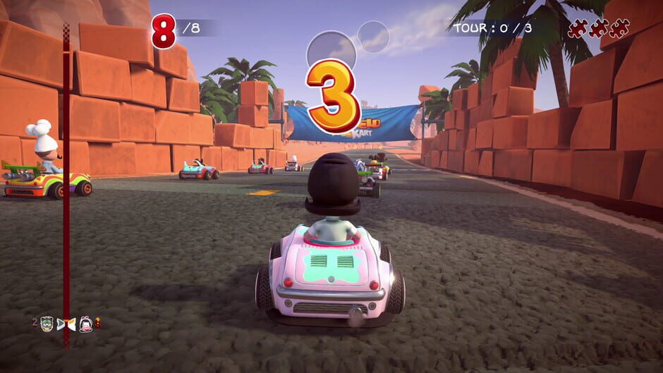 Capture de Garfield Kart: Furious Racing