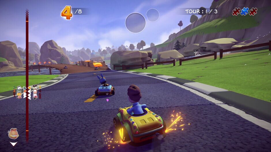 Capture de Garfield Kart: Furious Racing
