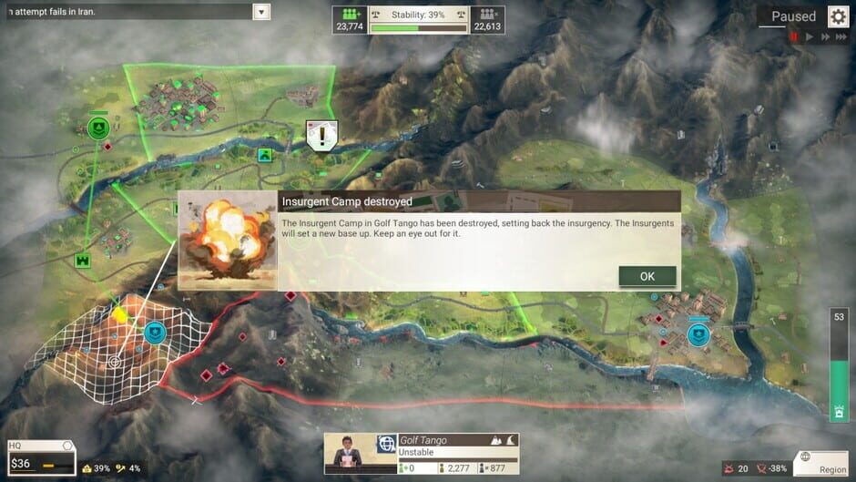 Capture de Rebel Inc: Escalation
