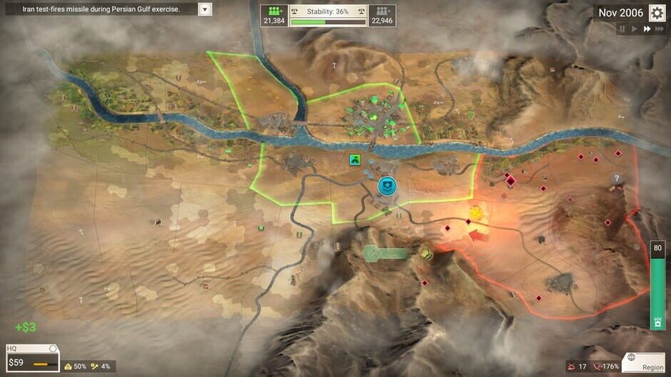 Capture de Rebel Inc: Escalation
