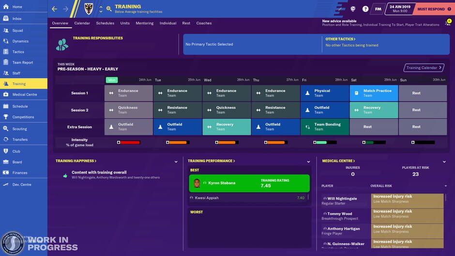Capture de Football Manager 2020