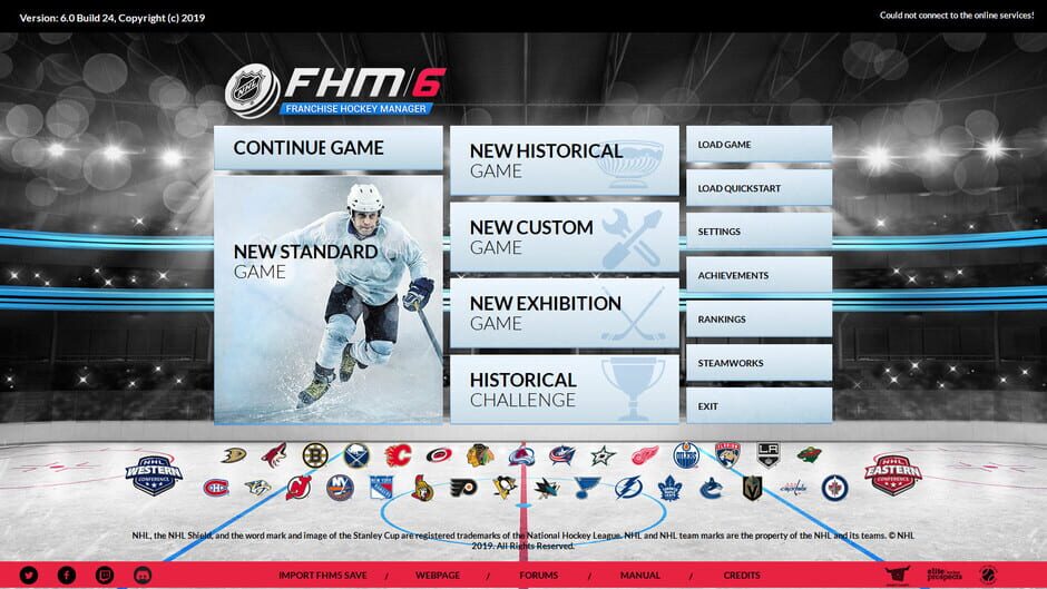 Capture de Franchise Hockey Manager 6