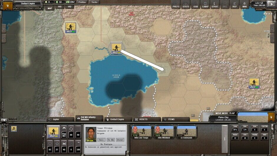 Capture de Shadow Empire
