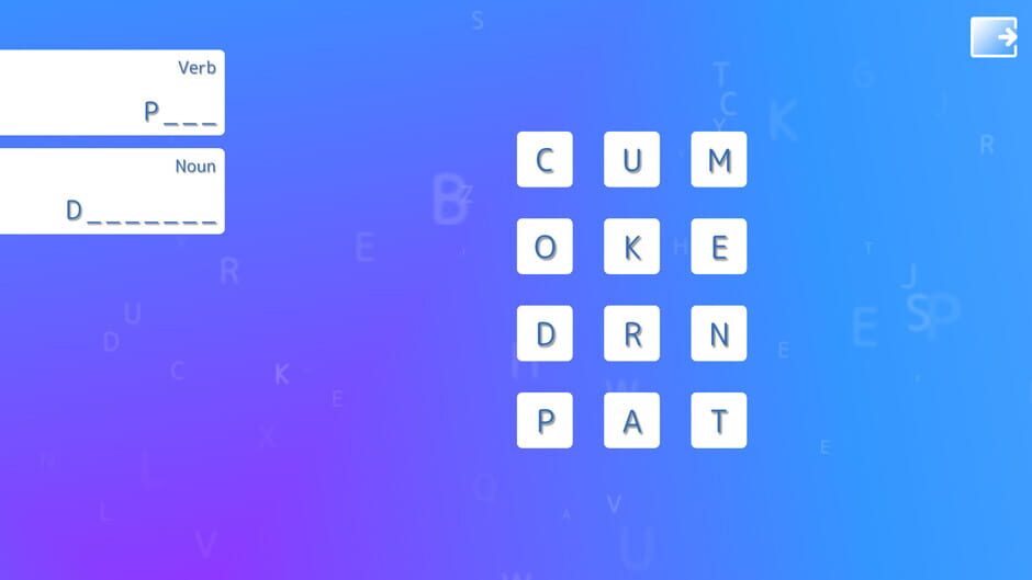 Capture de Mini Words