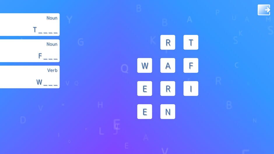 Capture de Mini Words