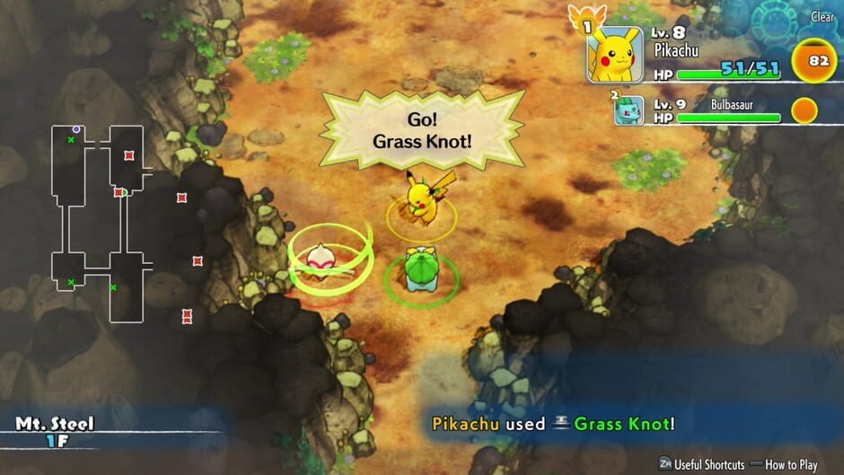 Capture de Pokémon Mystery Dungeon: Rescue Team DX