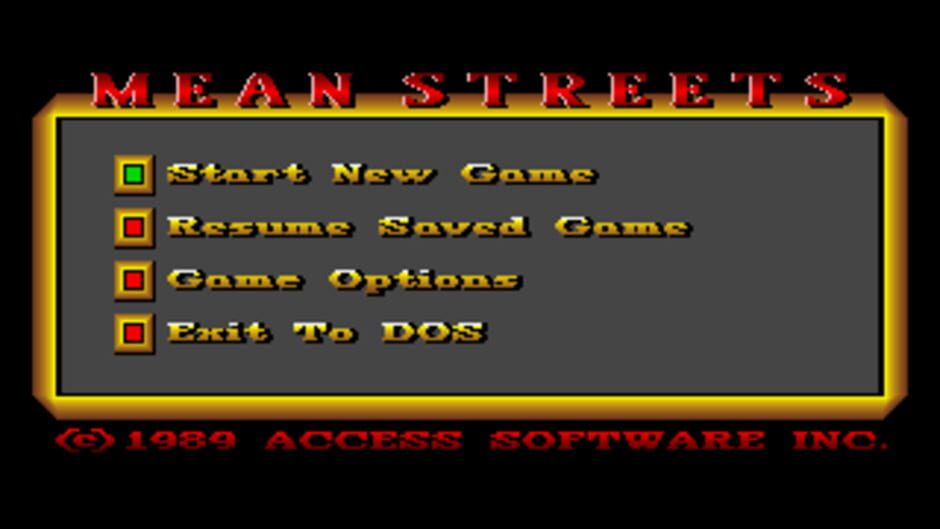 Capture de Tex Murphy: Mean Streets