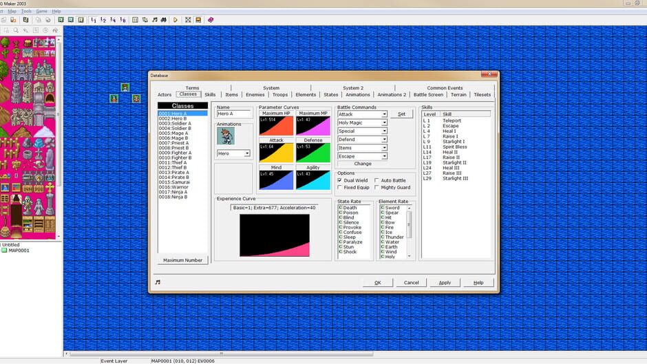 Capture de RPG Maker 2003