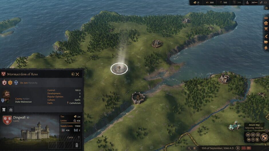 Capture de Crusader Kings III