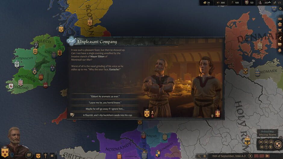 Capture de Crusader Kings III