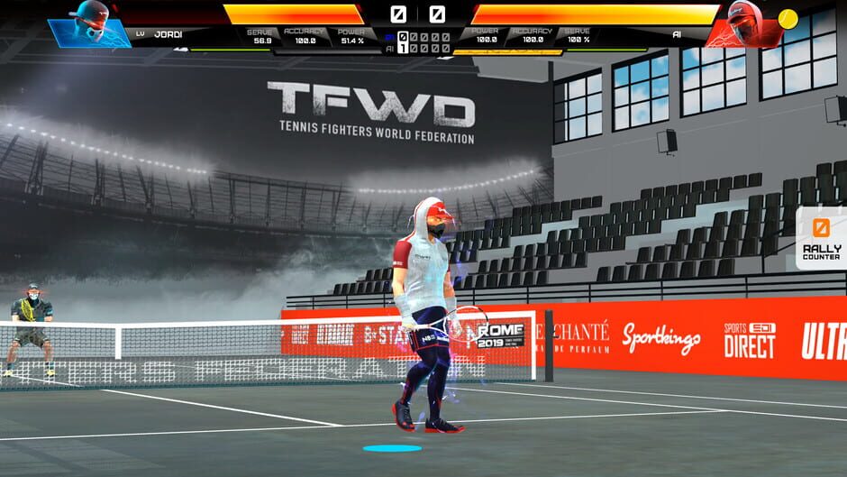 Capture de Tennis Fighters