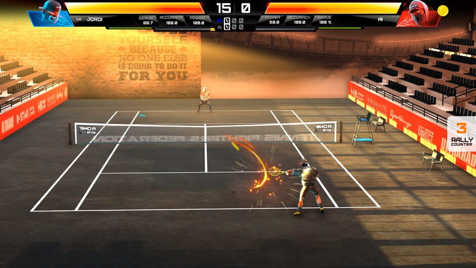 Capture de Tennis Fighters
