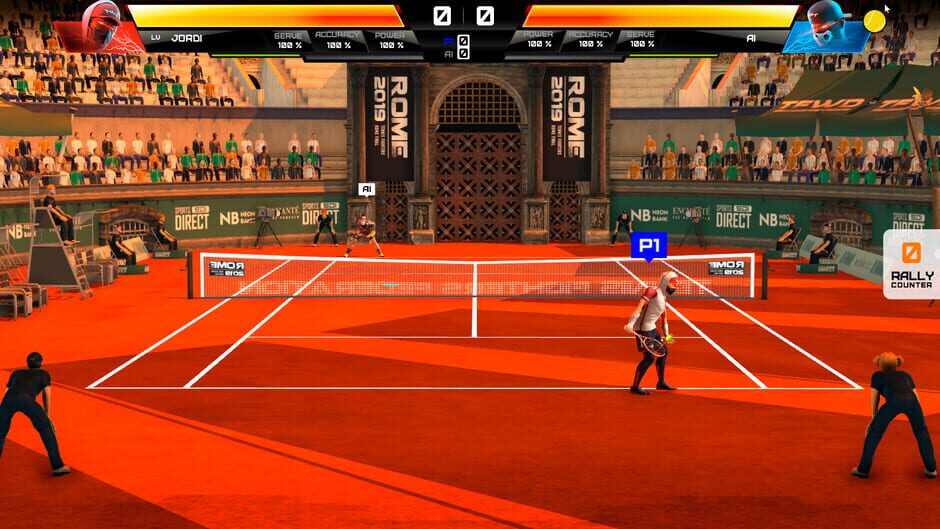 Capture de Tennis Fighters