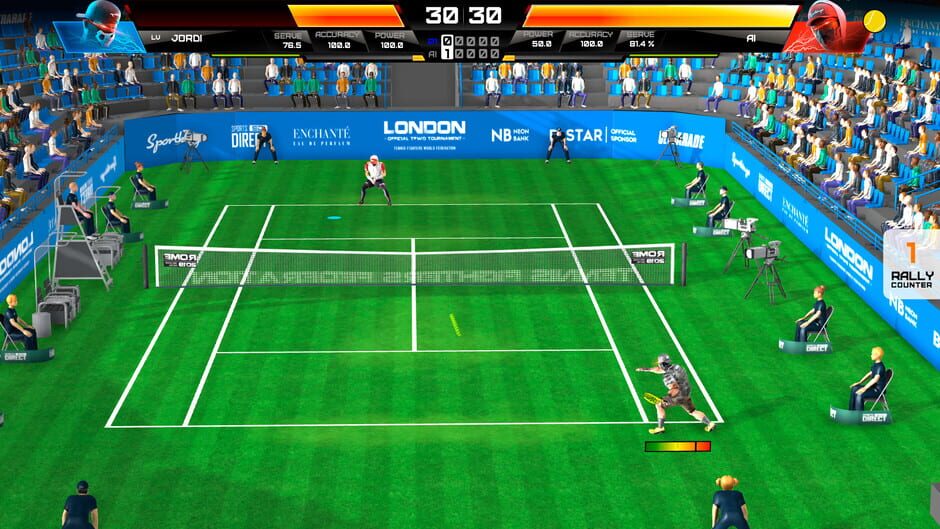 Capture de Tennis Fighters