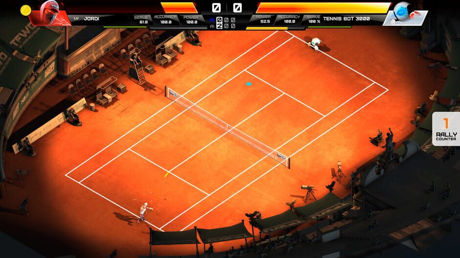 Capture de Tennis Fighters