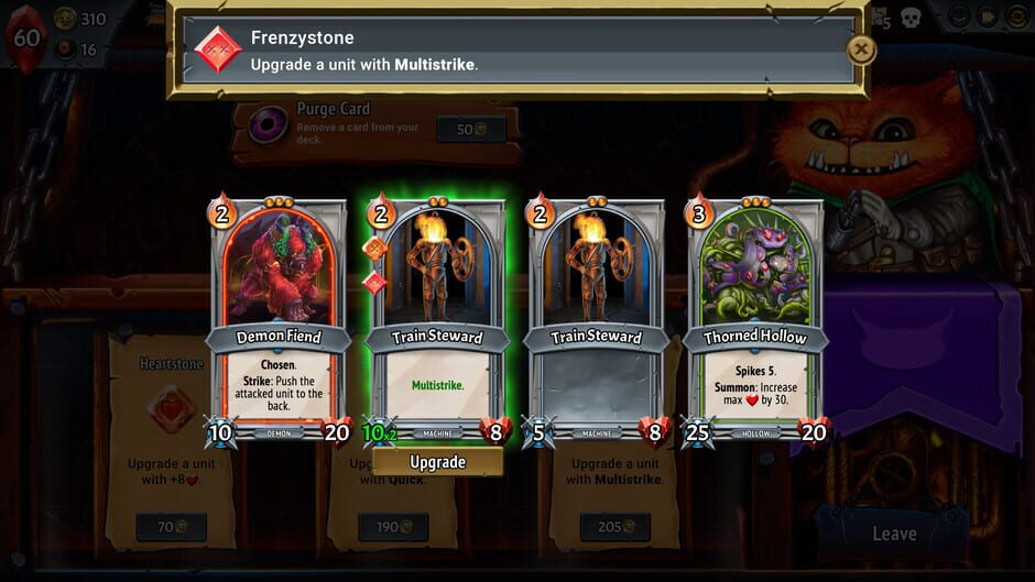 Capture de Monster Train
