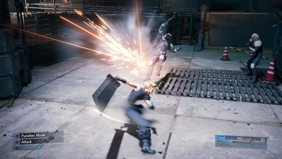 Capture de Final Fantasy VII Remake